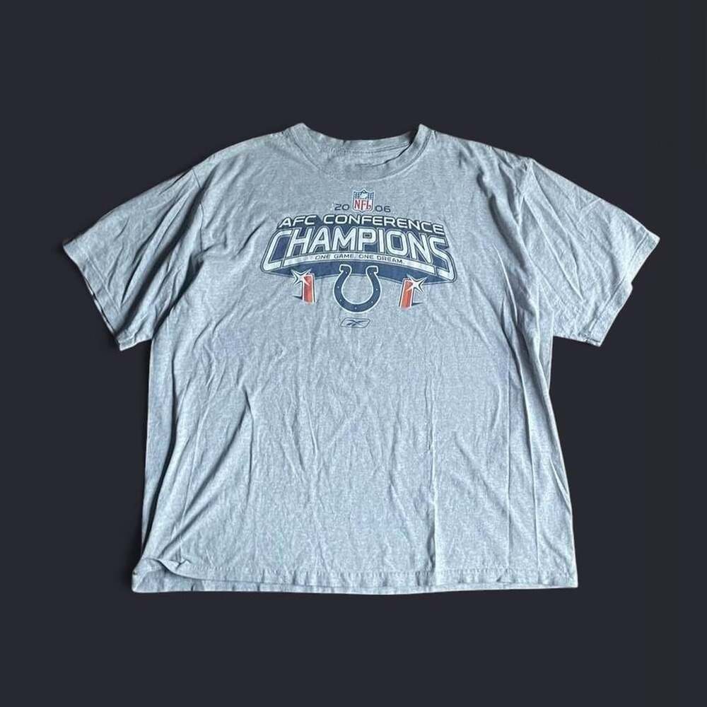 Vintage Y2K Indianapolis Colts AFC Champions Shirt XXL 2XL 2006